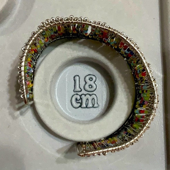 Bohemian Multicoloured Cuff Bracelet - Picture 3 of 3